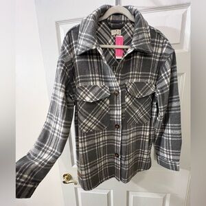 Plaid Flannel Shacket NWT